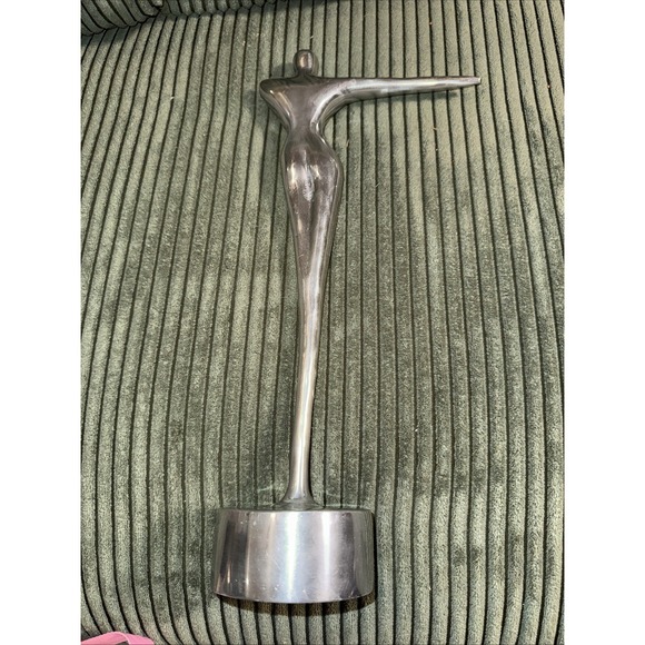 Nima Oberoi Lunares San Francisco Aluminum Art Deco Modern Sculpture Jewelry 15" - Picture 4 of 6